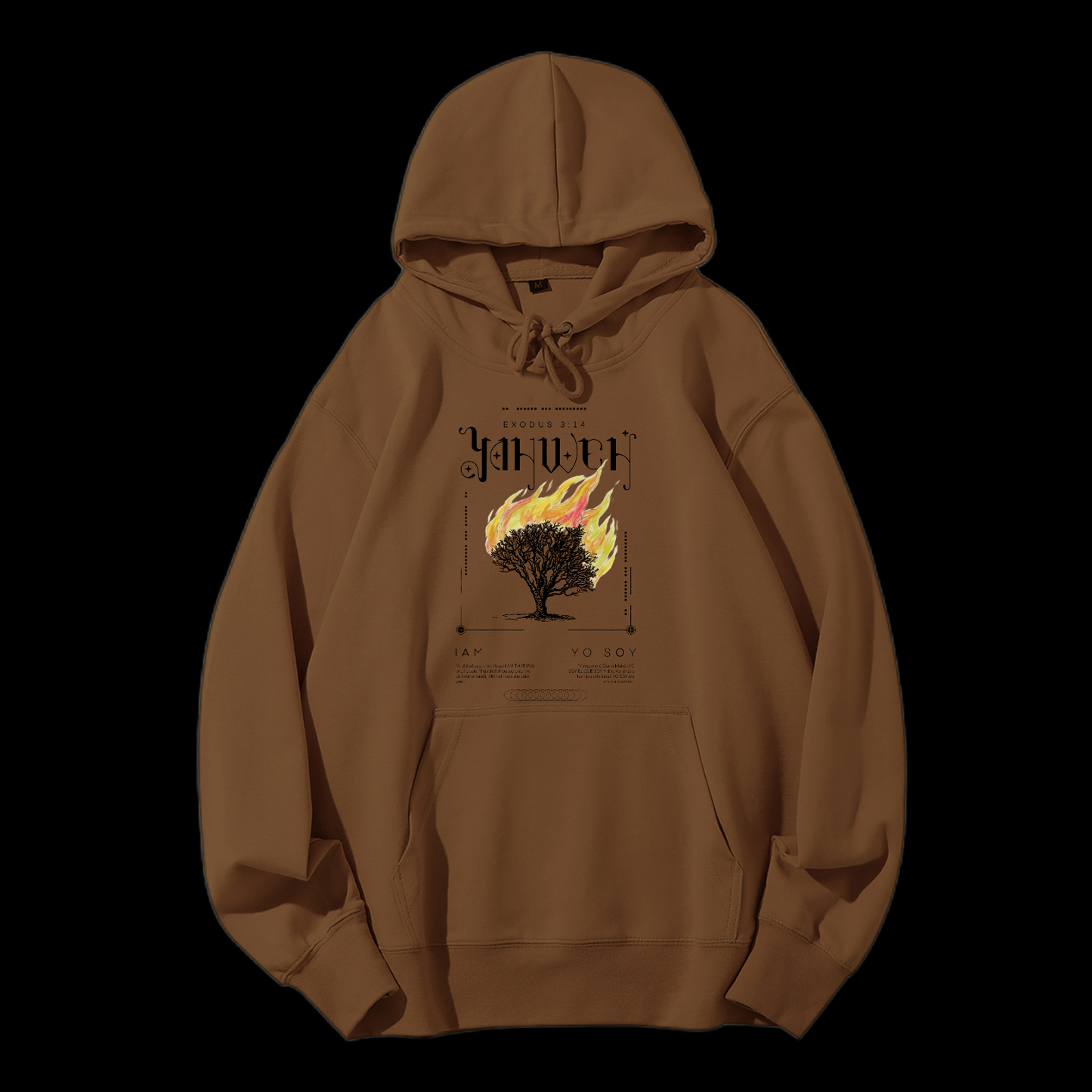 Exodus 3:14 Yahweh Drawstring Hoodie