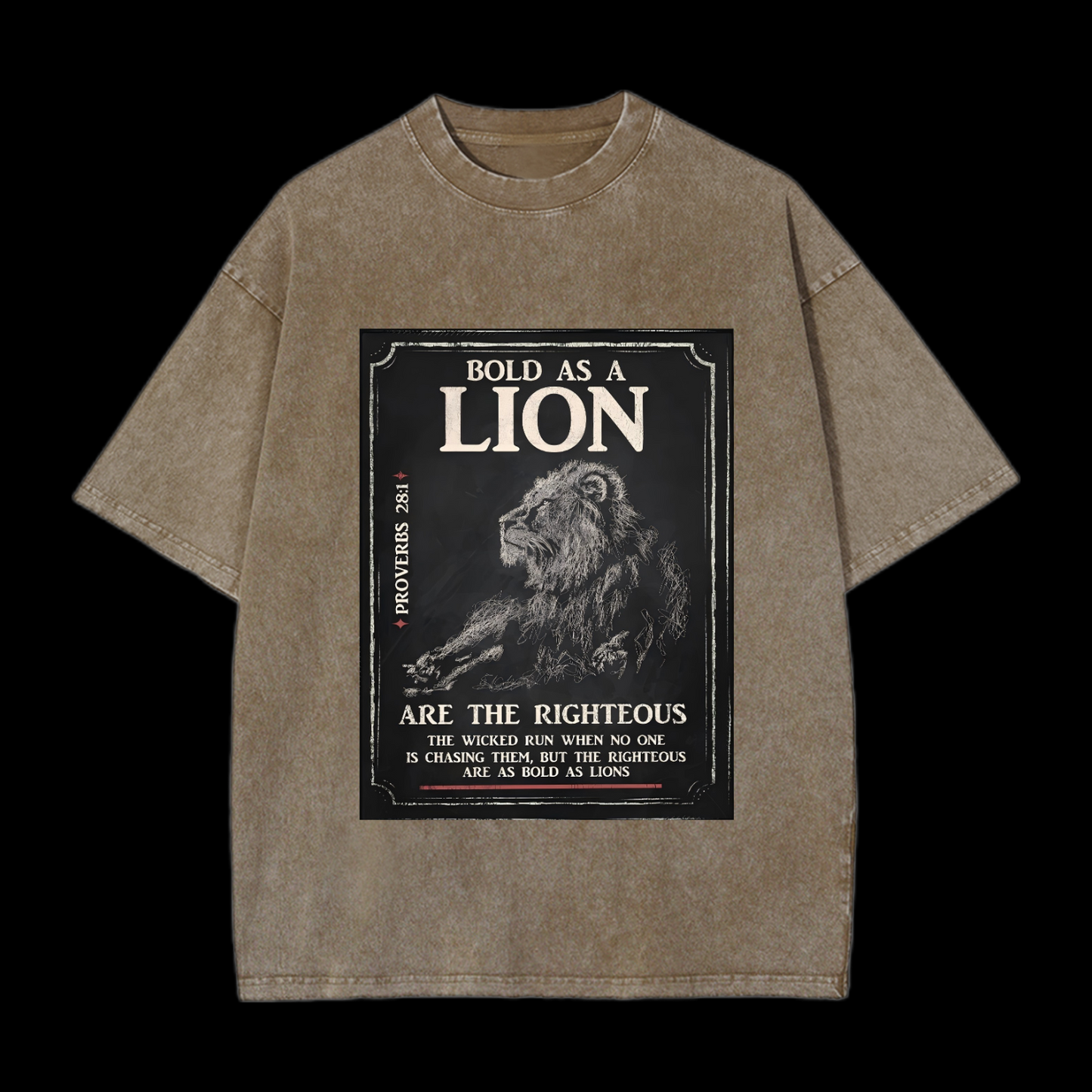 Bold As A Lion Washed T-Shirt