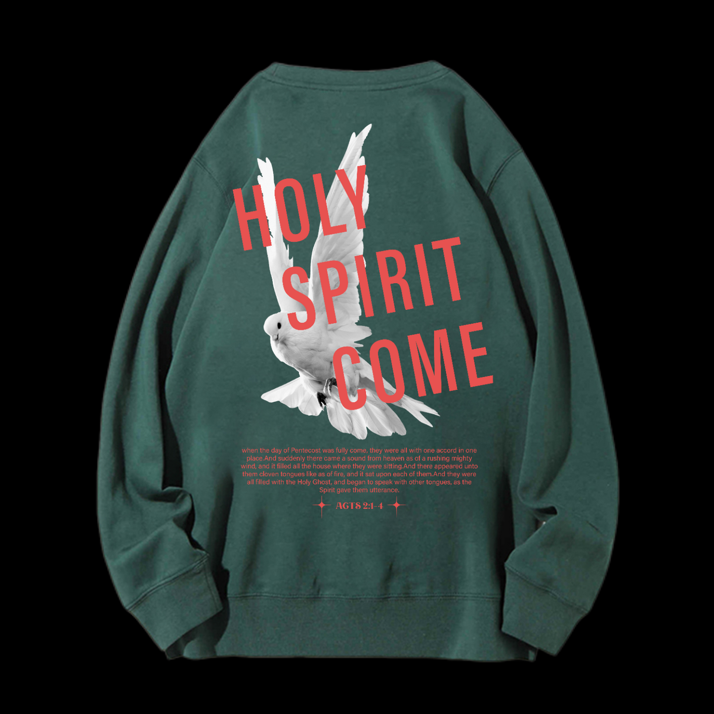 Holy Spirit Come Crewneck Sweatshirt