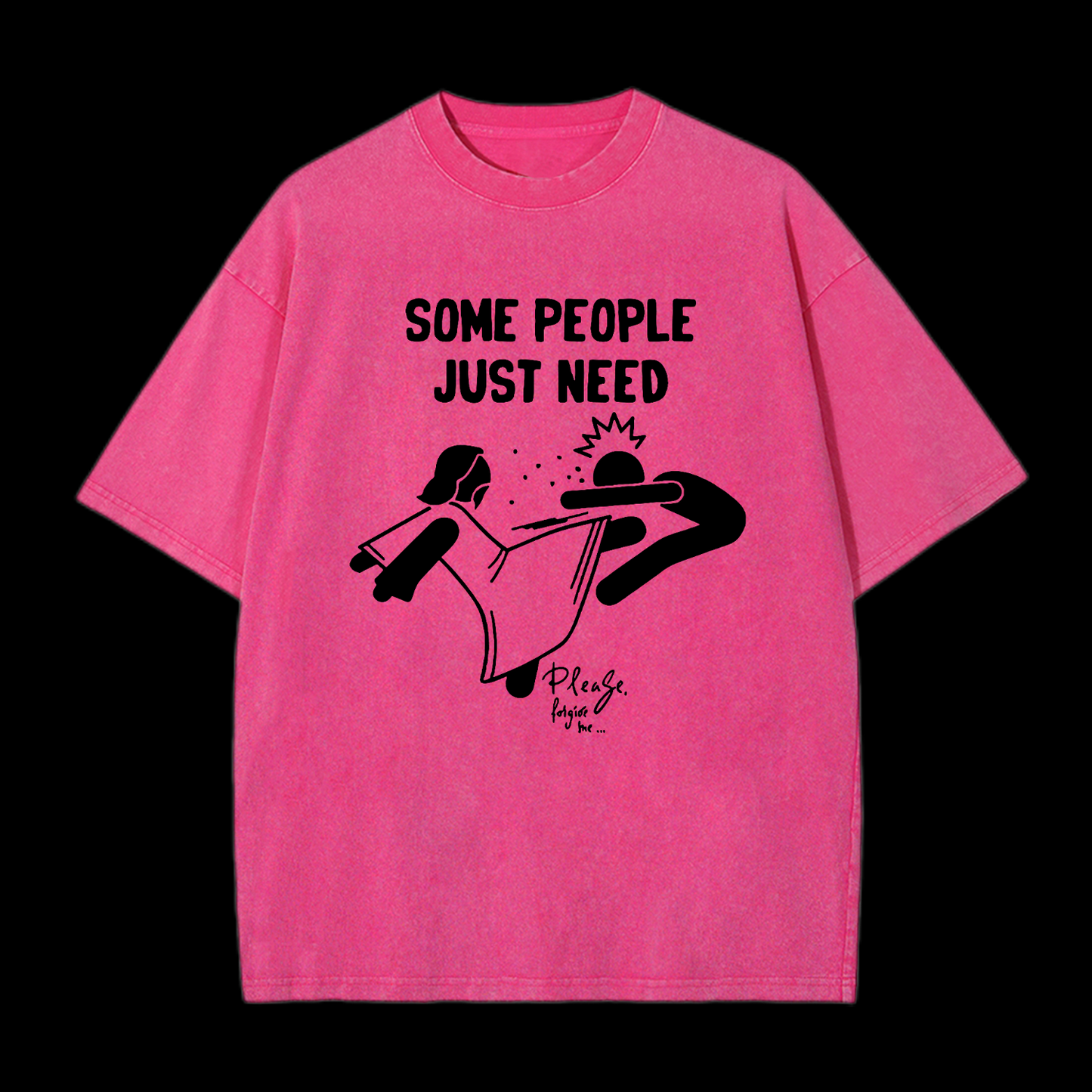 Please Forgive Me Washed T-Shirt