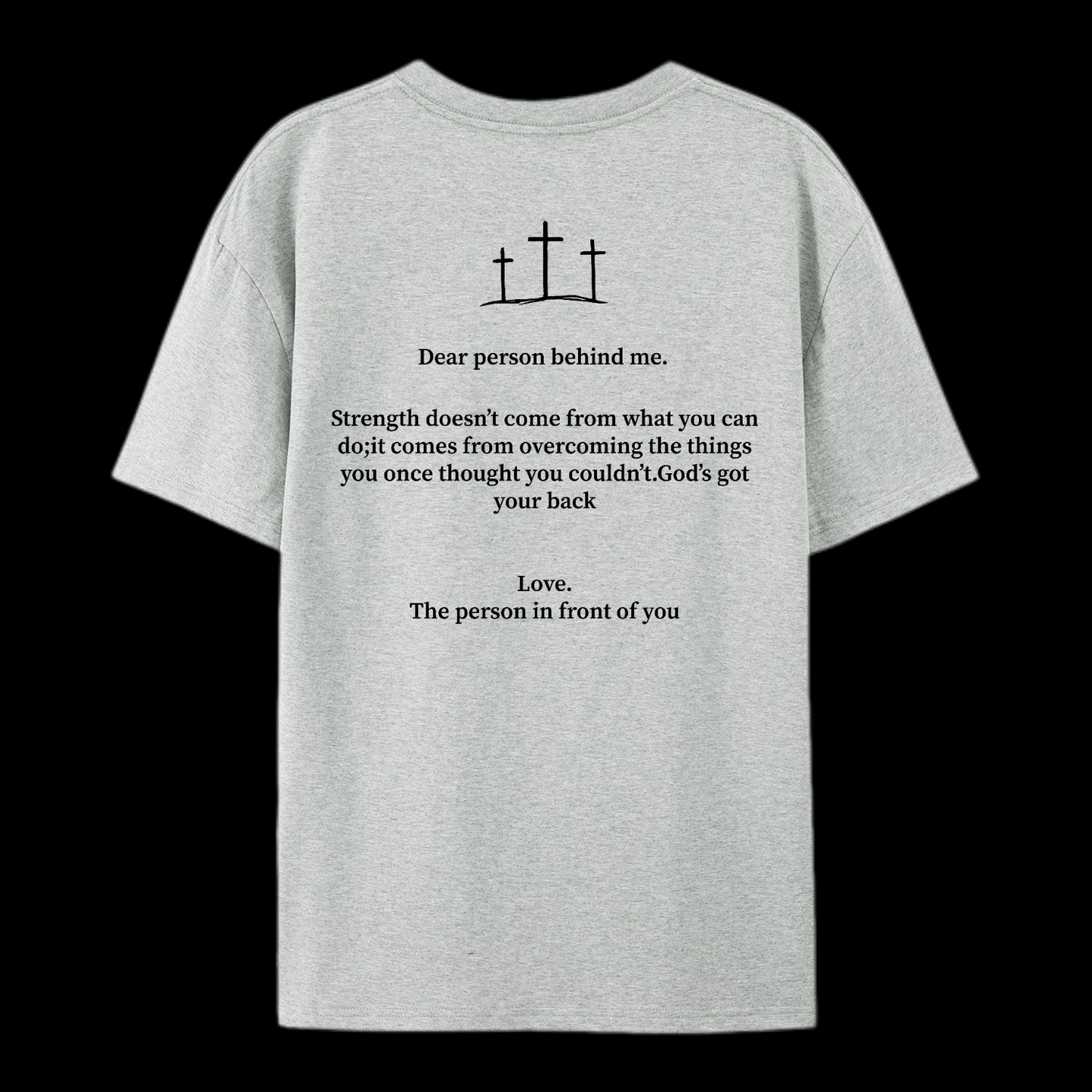 The Person In Front Of You Cotton T-Shirt