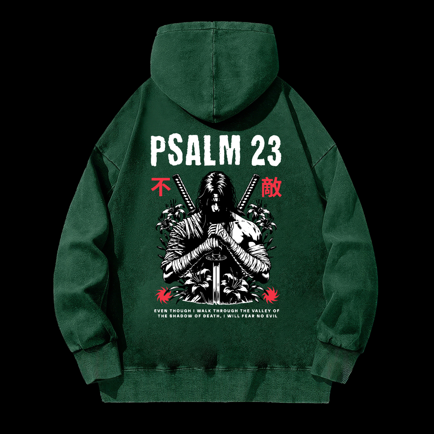Fear No Evil Washed Hoodie