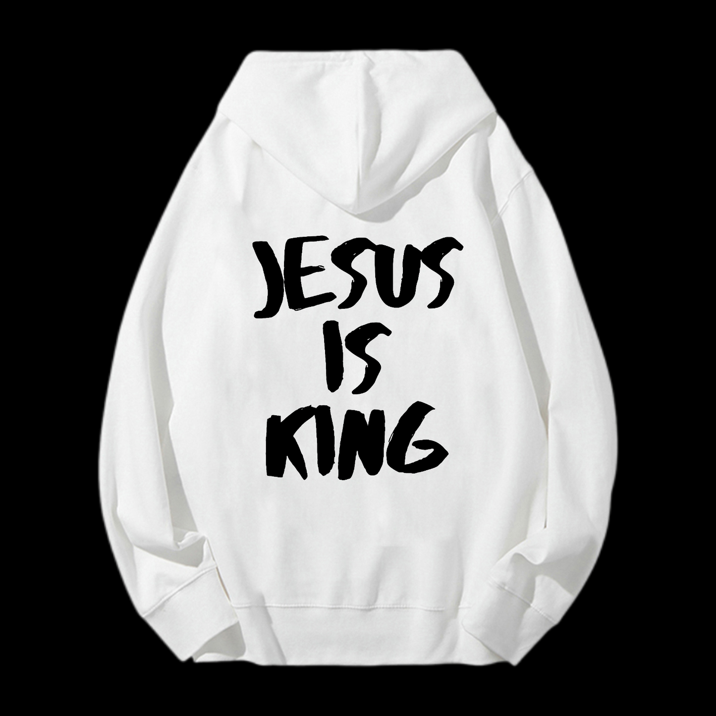 Jesus Is King Drawstring Hoodie