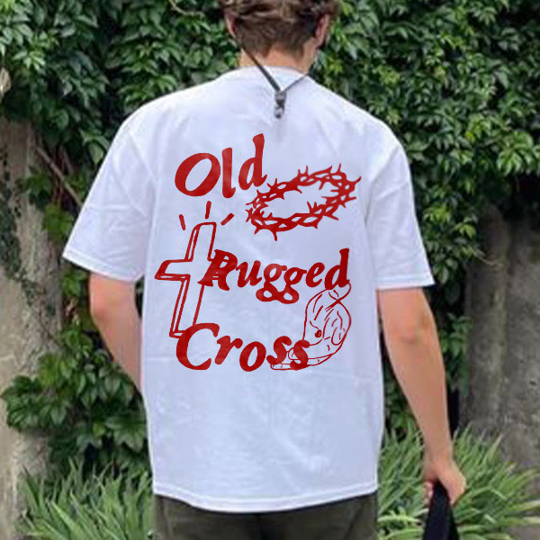 Old Rugged Cross Cotton T-Shirt