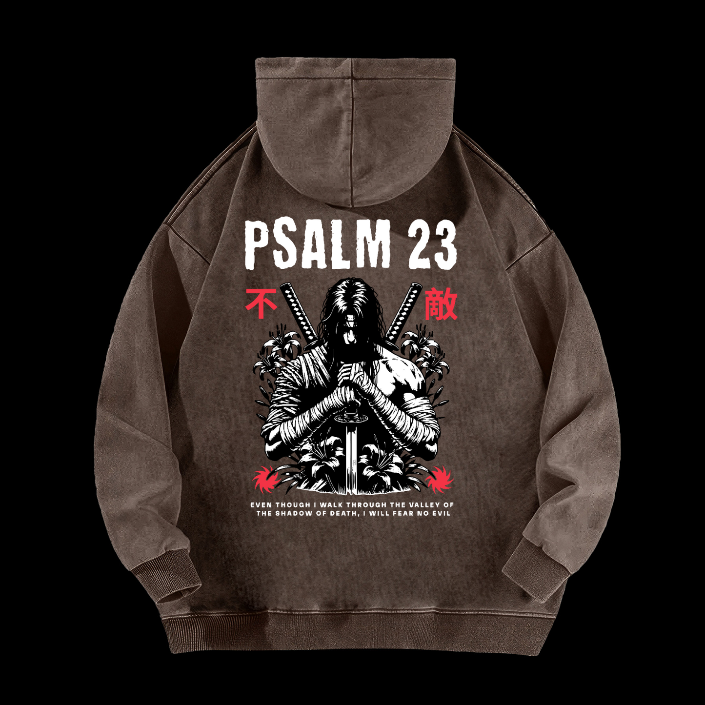 Fear No Evil Washed Hoodie