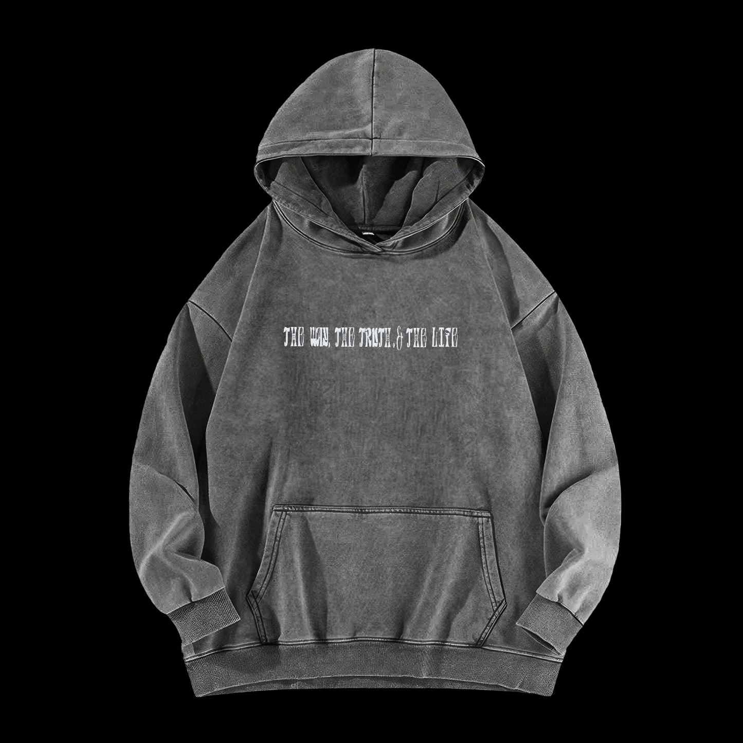 The Way The Truth The Life Washed Hoodie