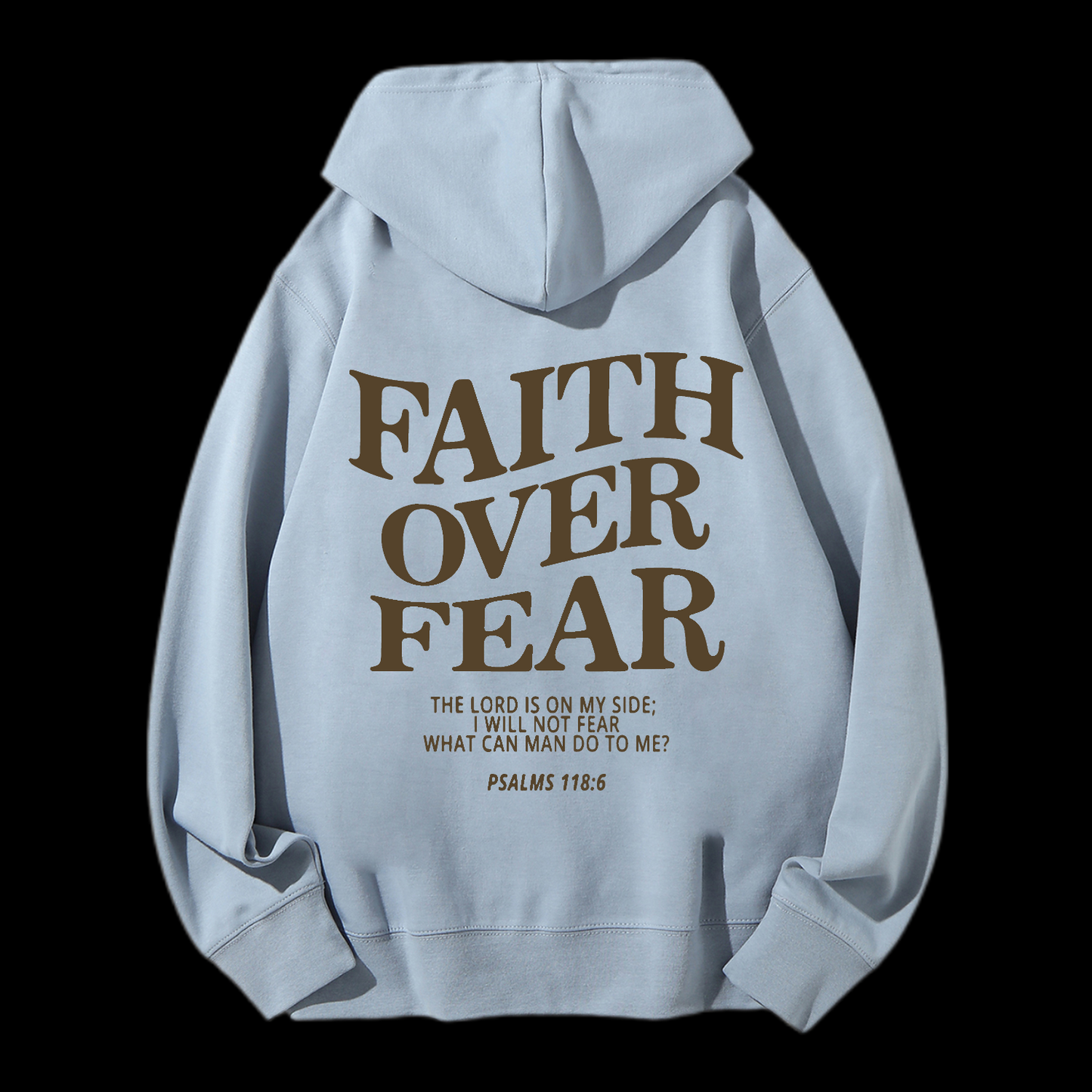 Faith Over Fear Drawstring Hoodie