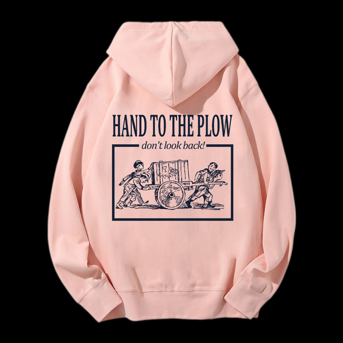 Hand To The Plow Drawstring Hoodie