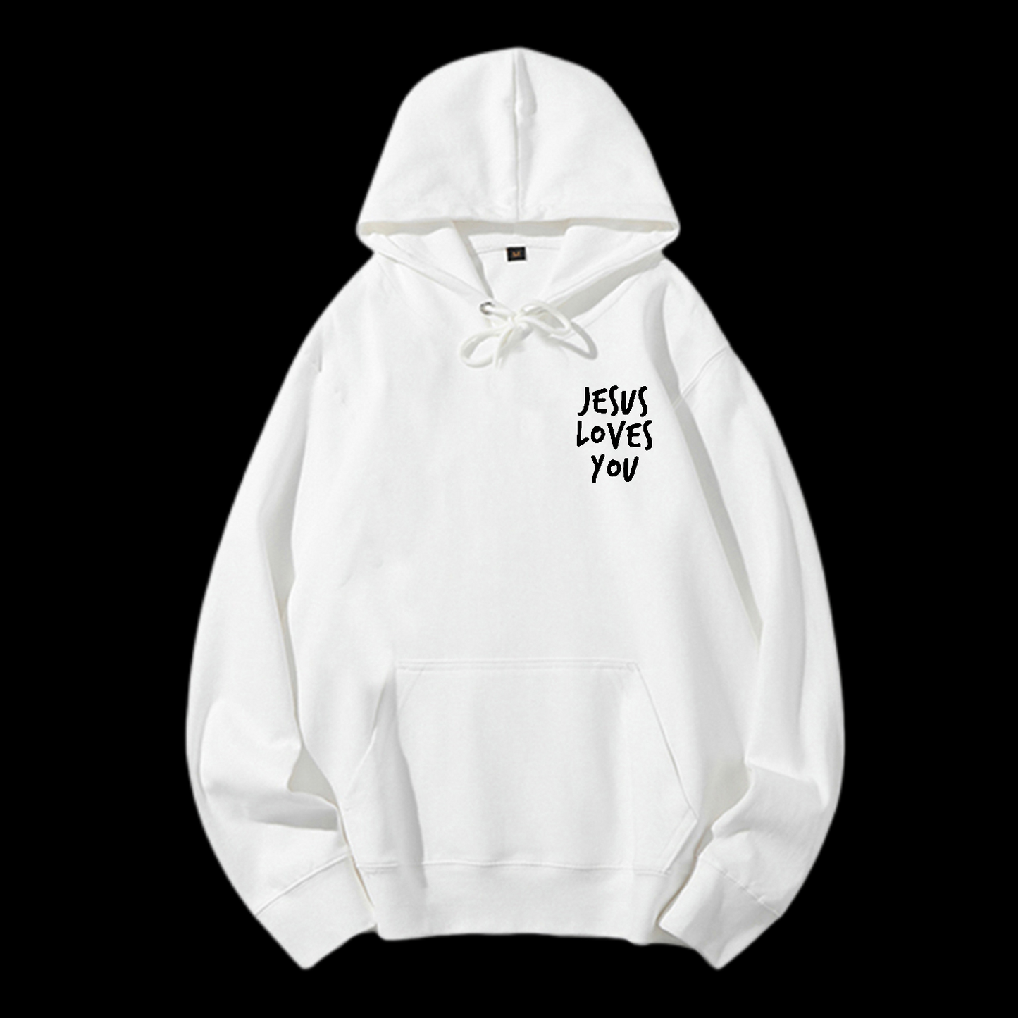 Jesus Loves You Drawstring Hoodie