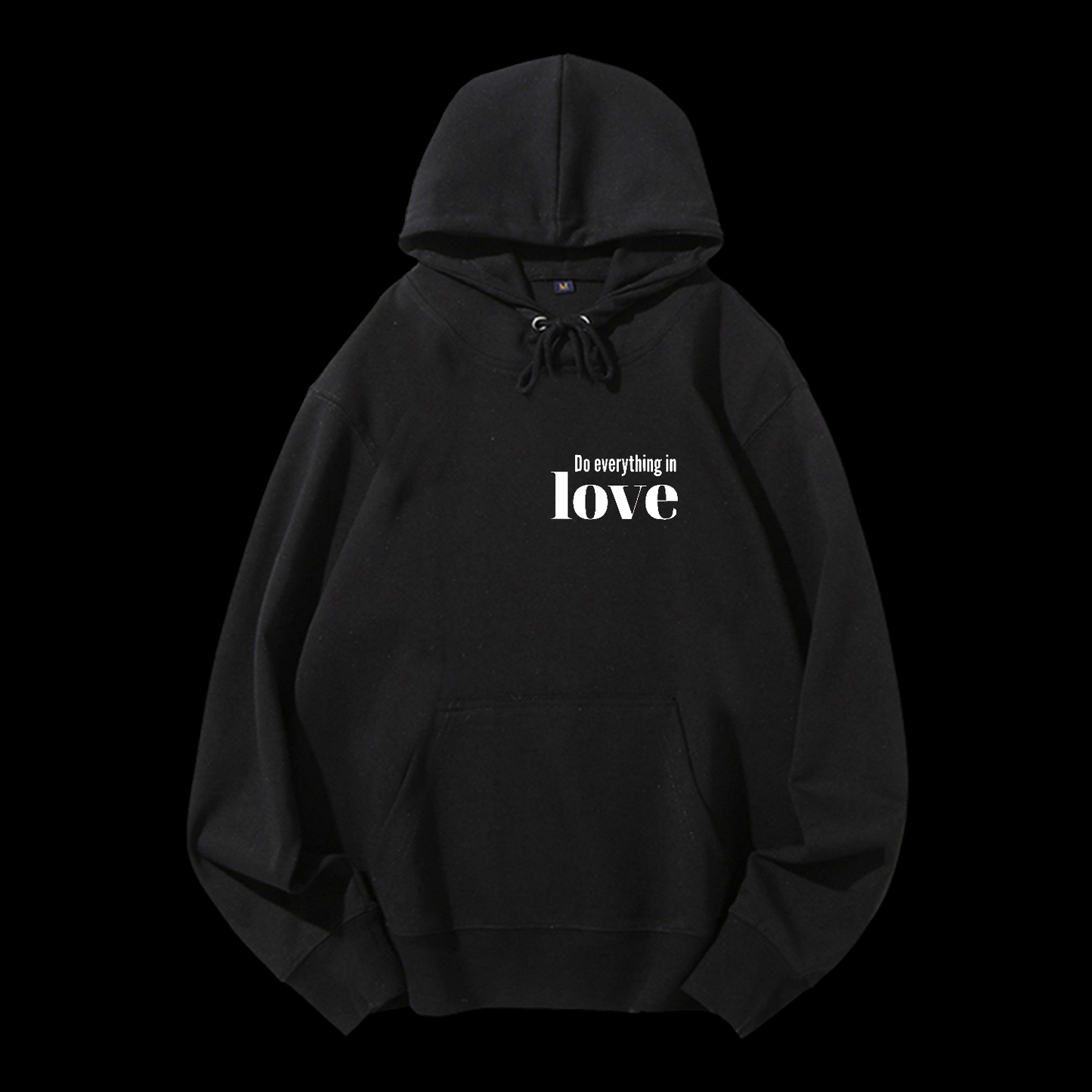 Do Everything In Love Drawstring Hoodie
