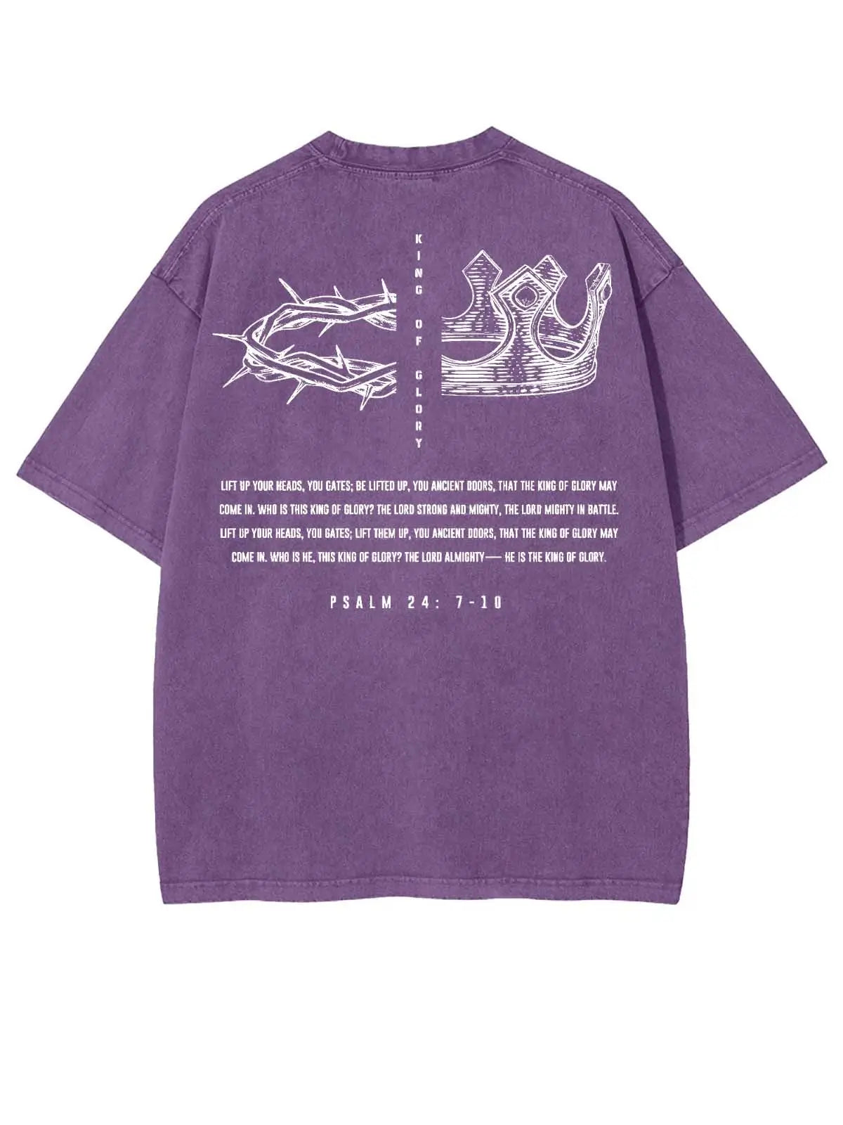 King Of Glory Unisex Washed T-Shirt