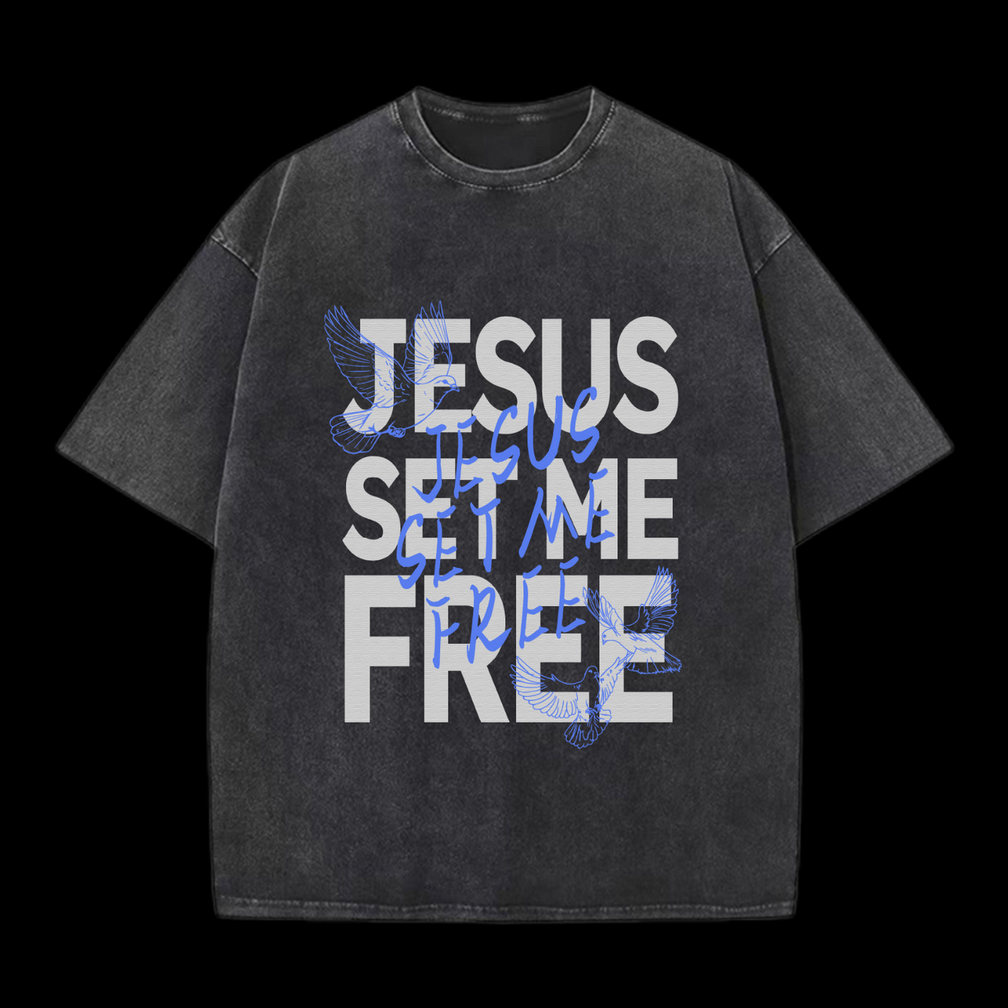 Jesus Set Me Free Washed T-Shirt
