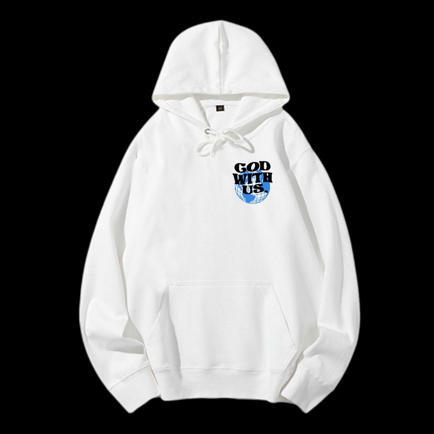 God With Us Drawstring Hoodie