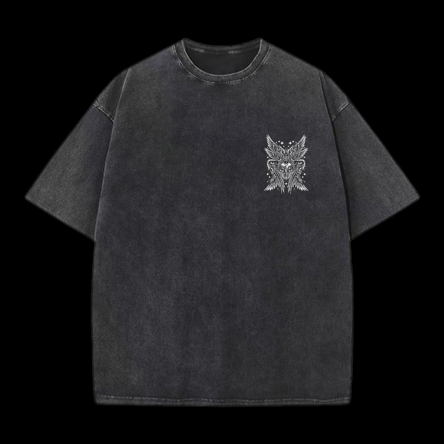 Faith Over Fear Seraphim Angel Christian tee