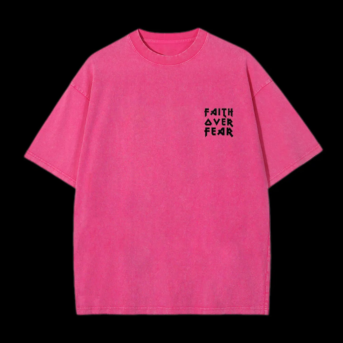 FAITH OVER FEAR LION CHRISTIAN TEE