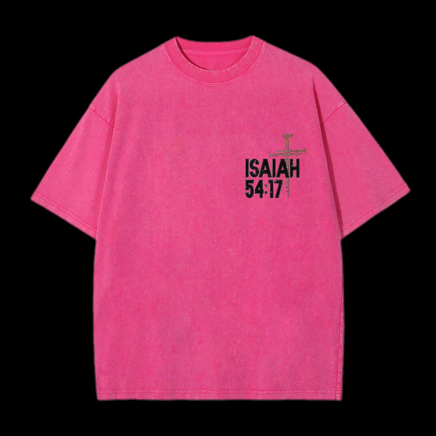 NO WEAPON CHRISTIAN WASHED T-SHIRT