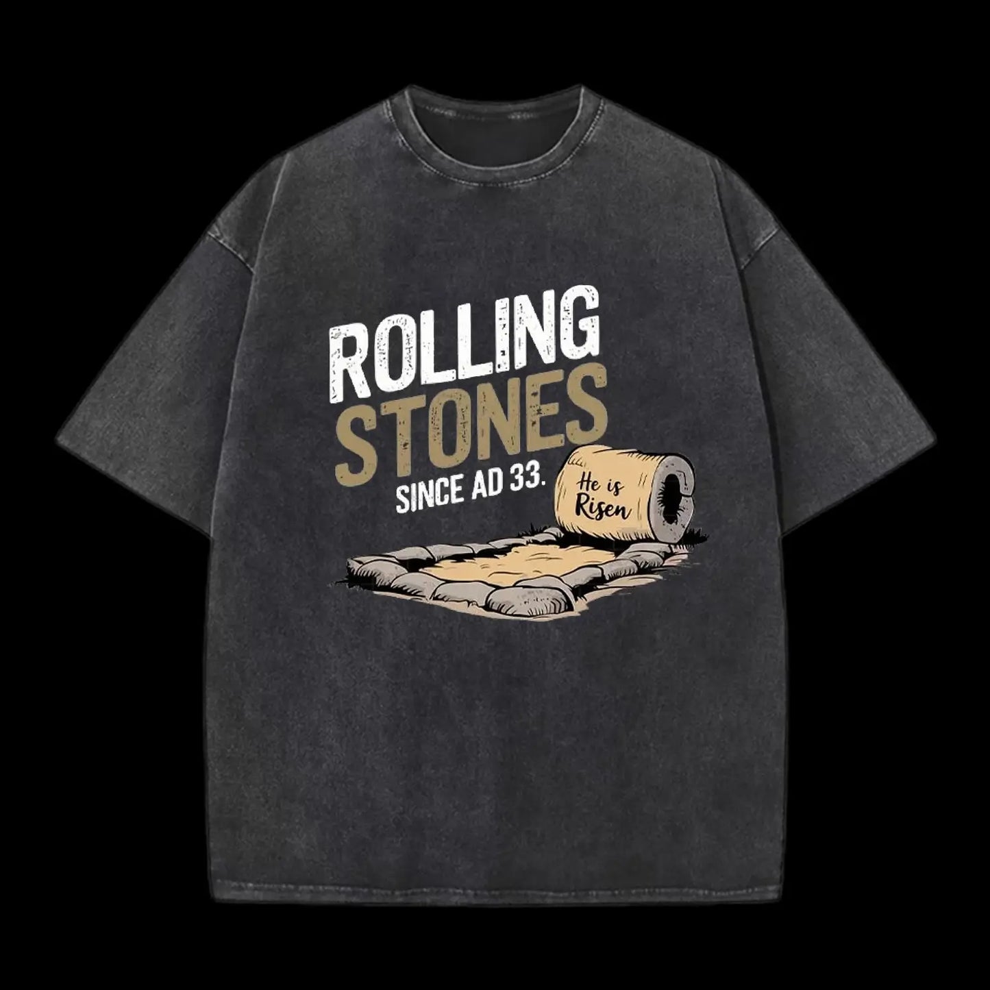 Rolling Stones Christian Washed T-Shirt