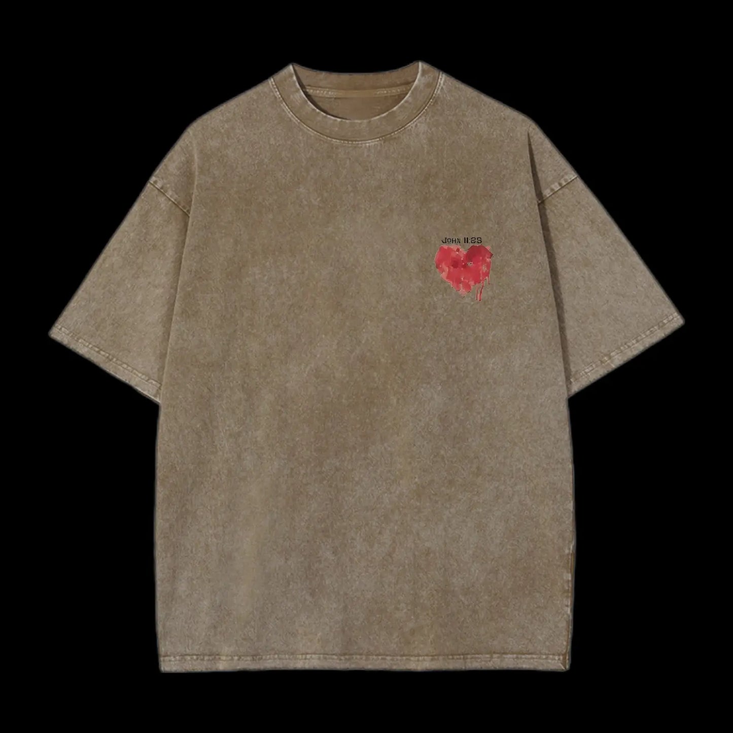 I Am The Resurrection Christian Washed T-Shirt
