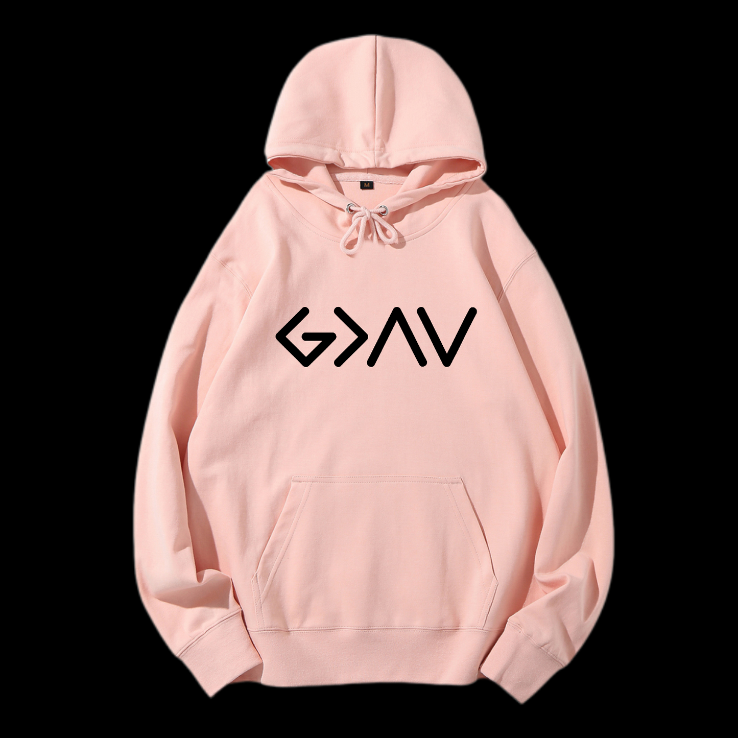 God is Greater Than the Highs and Lows Drawstring Hoodie