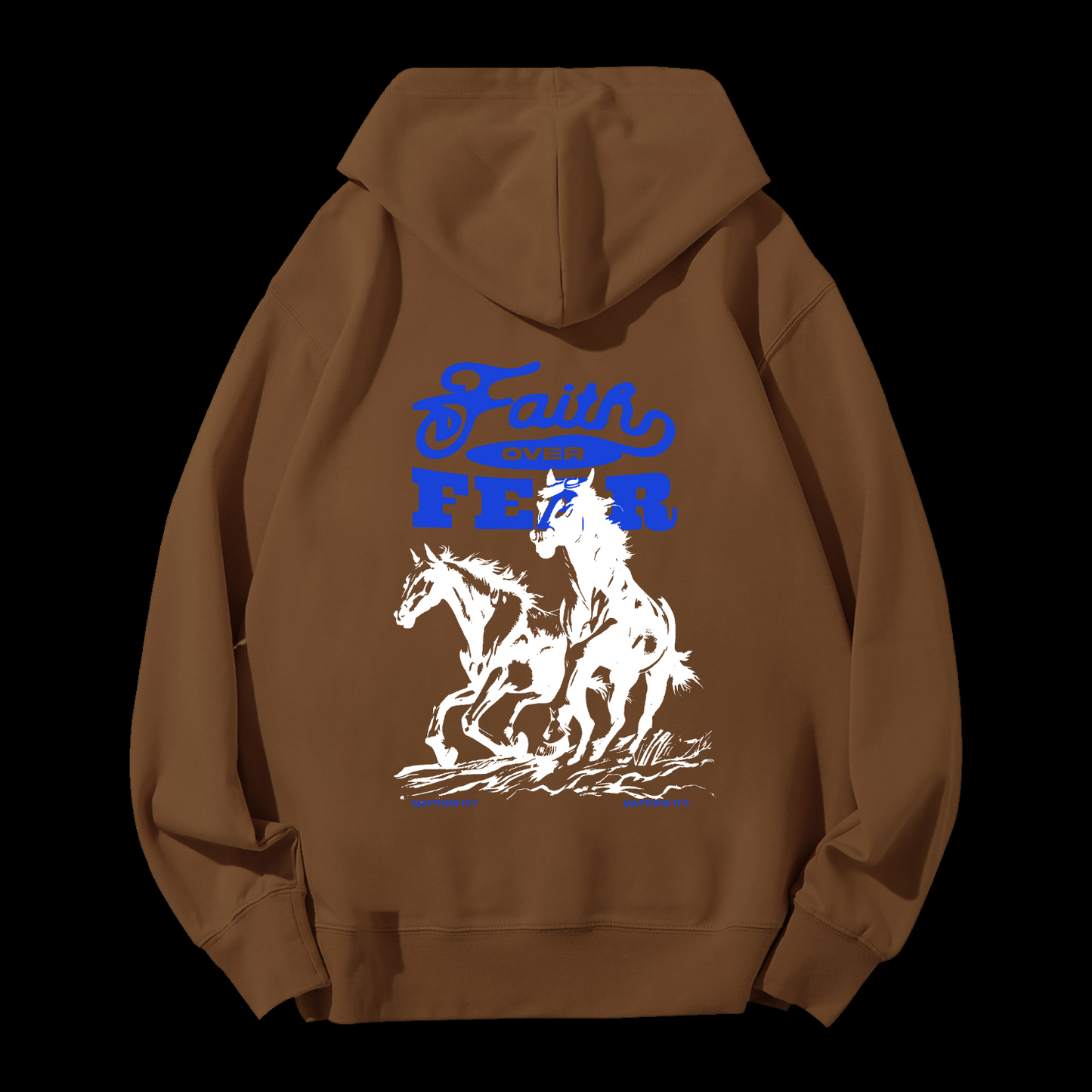 Faith Over Fear Drawstring Hoodie