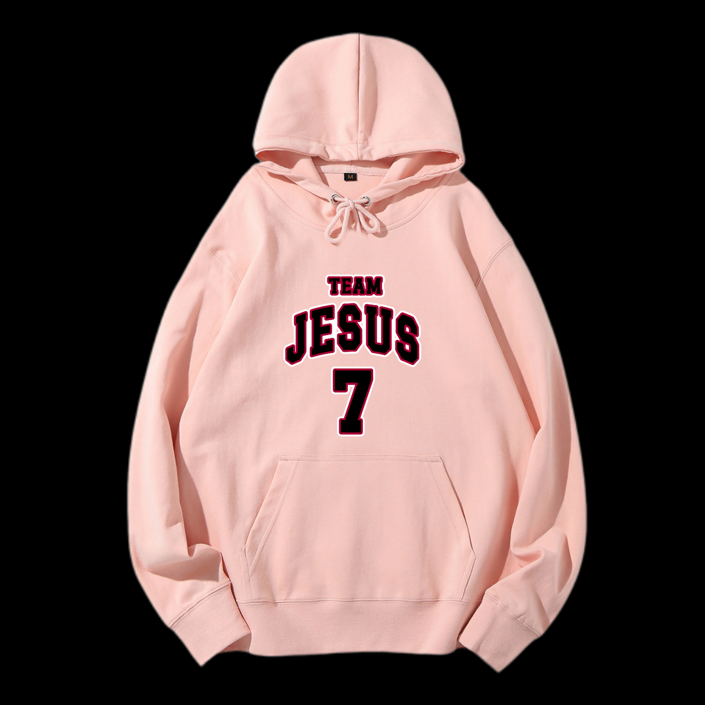 Team Jesus 7 Drawstring Hoodie