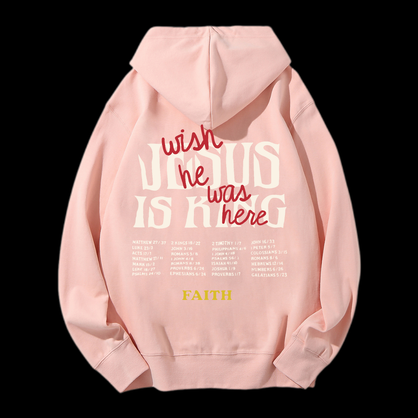 Jesus Is King Drawstring Hoodie