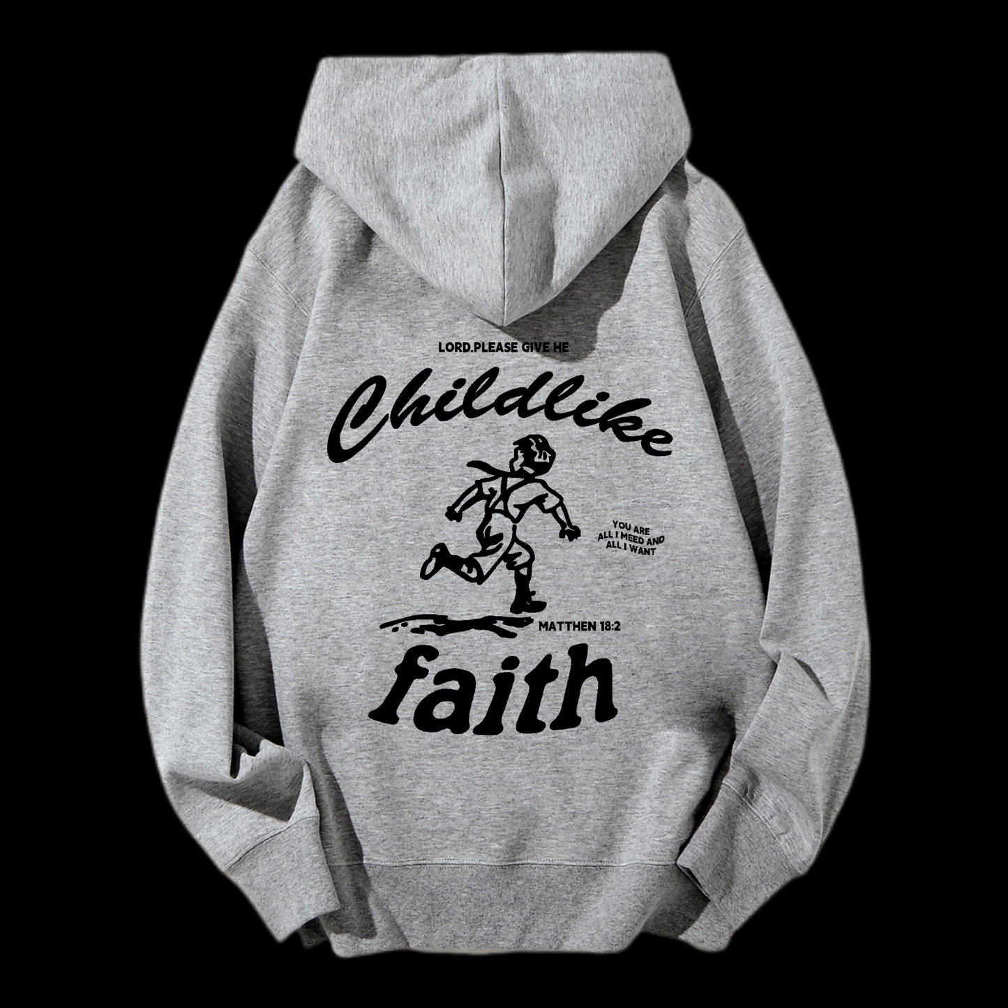 Childlike Drawstring Hoodie