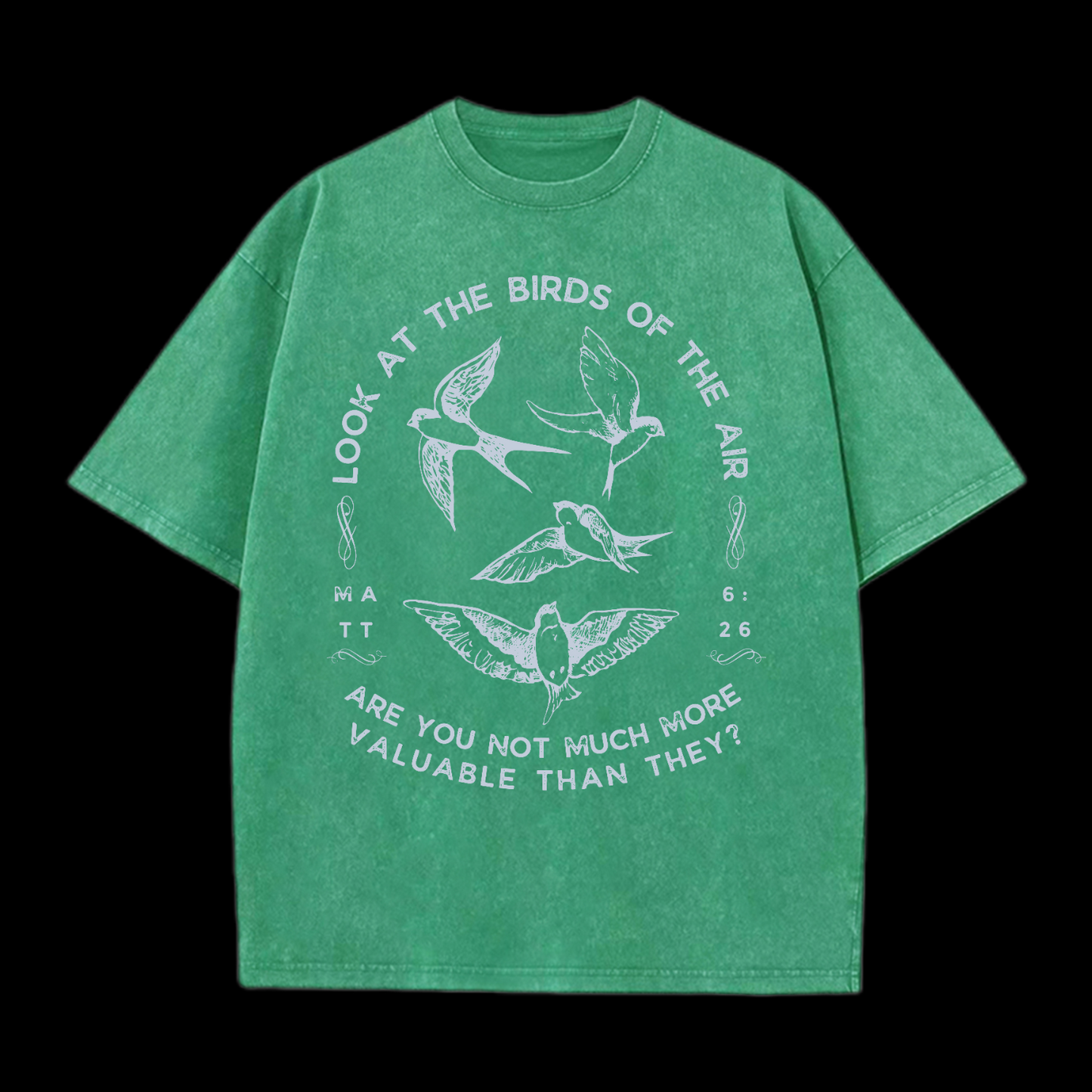 Look At The Birds Of The Air Washed T-Shirt
