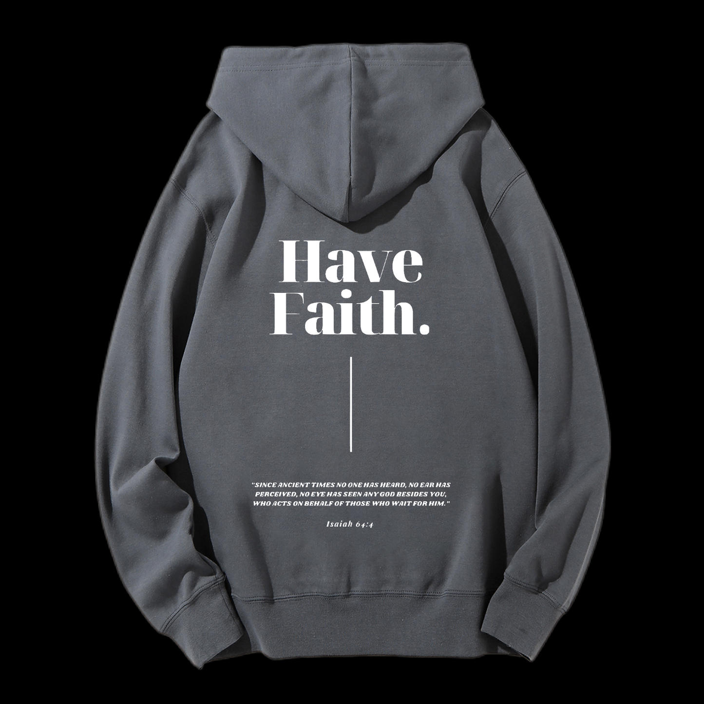 Have Faith Drawstring Hoodie