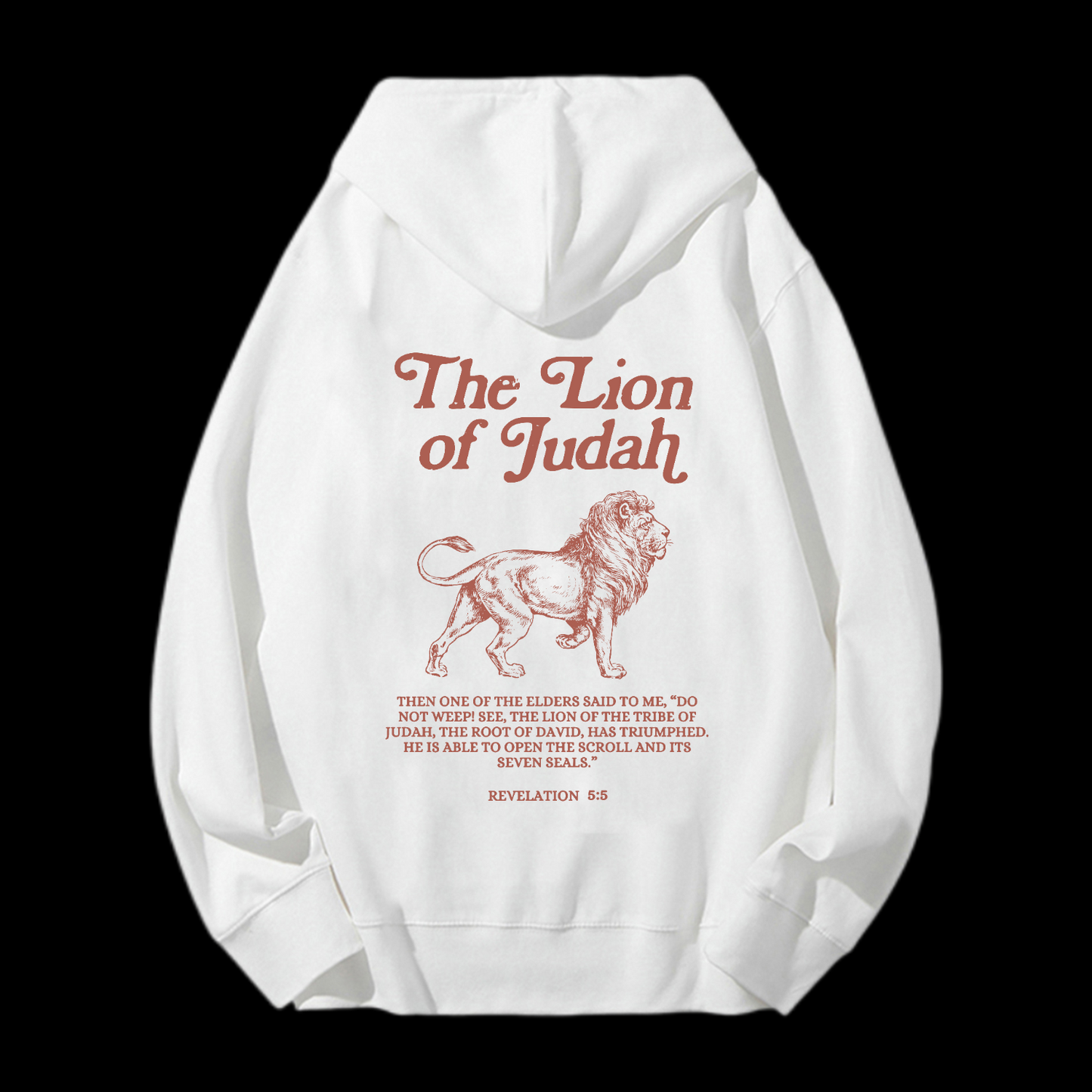 The Lion Of Judah Drawstring Hoodie