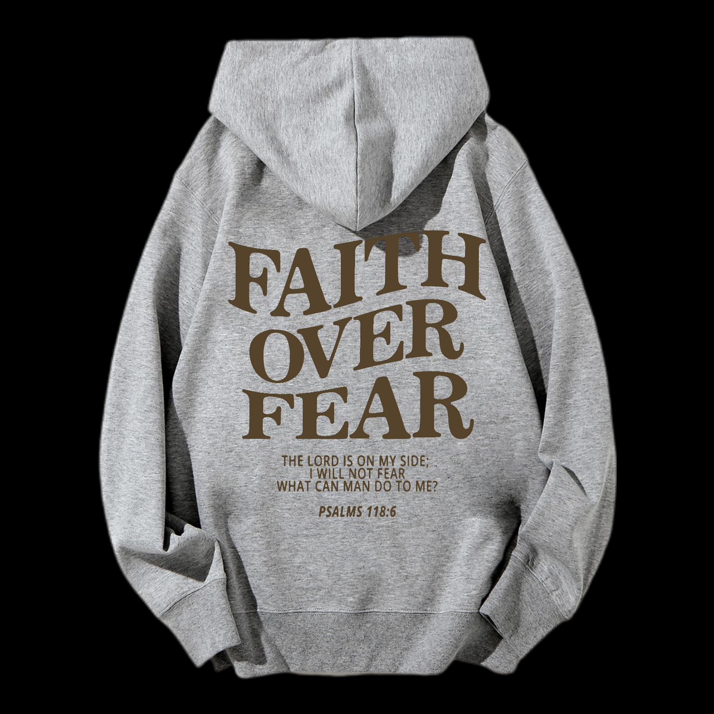 Faith Over Fear Drawstring Hoodie