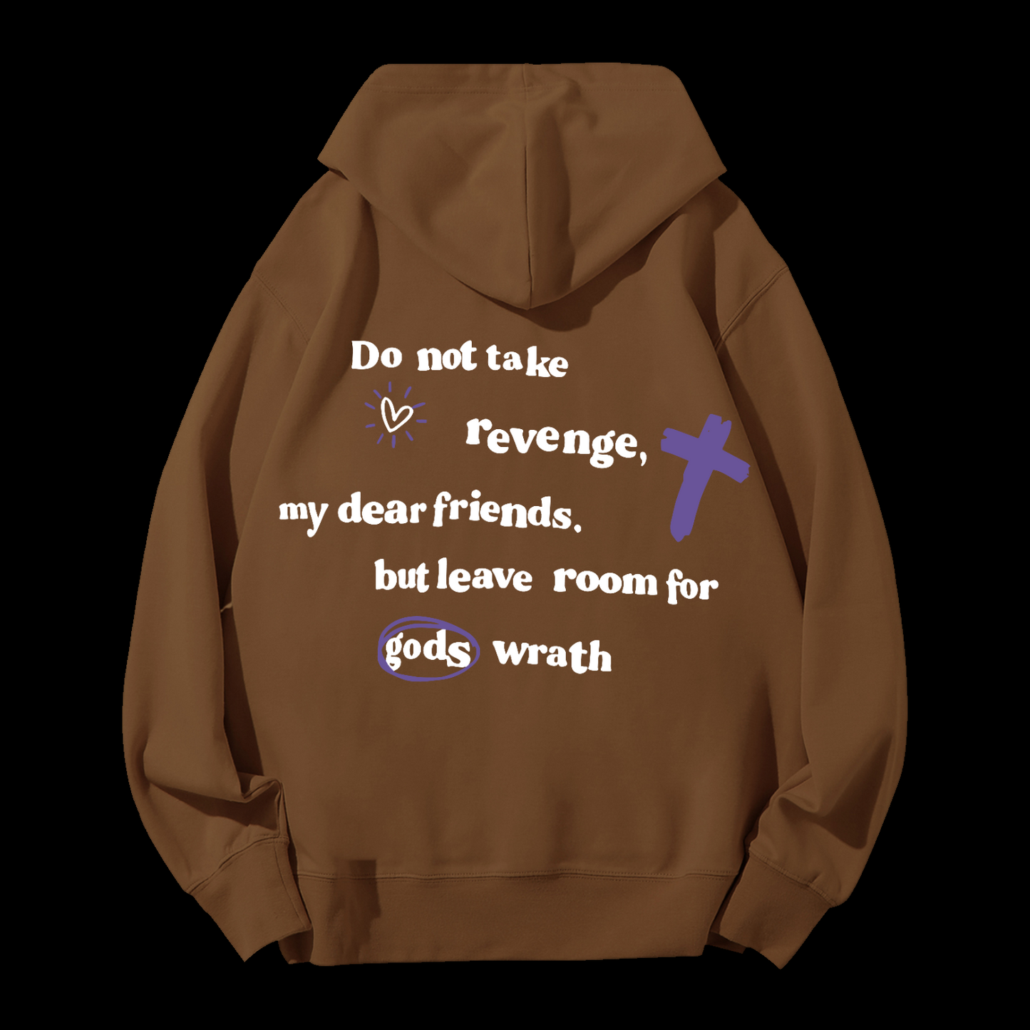 Romans 12:19 Drawstring Hoodie