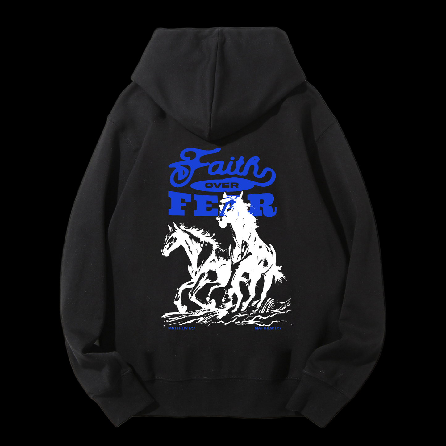 Faith Over Fear Drawstring Hoodie