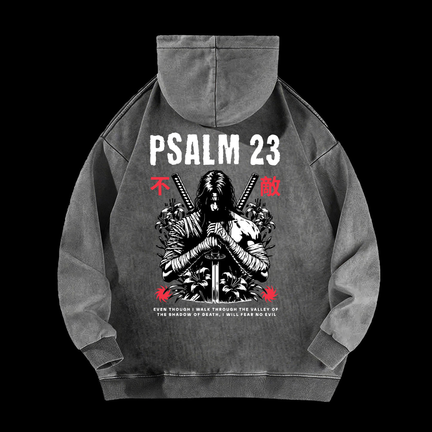 Fear No Evil Washed Hoodie