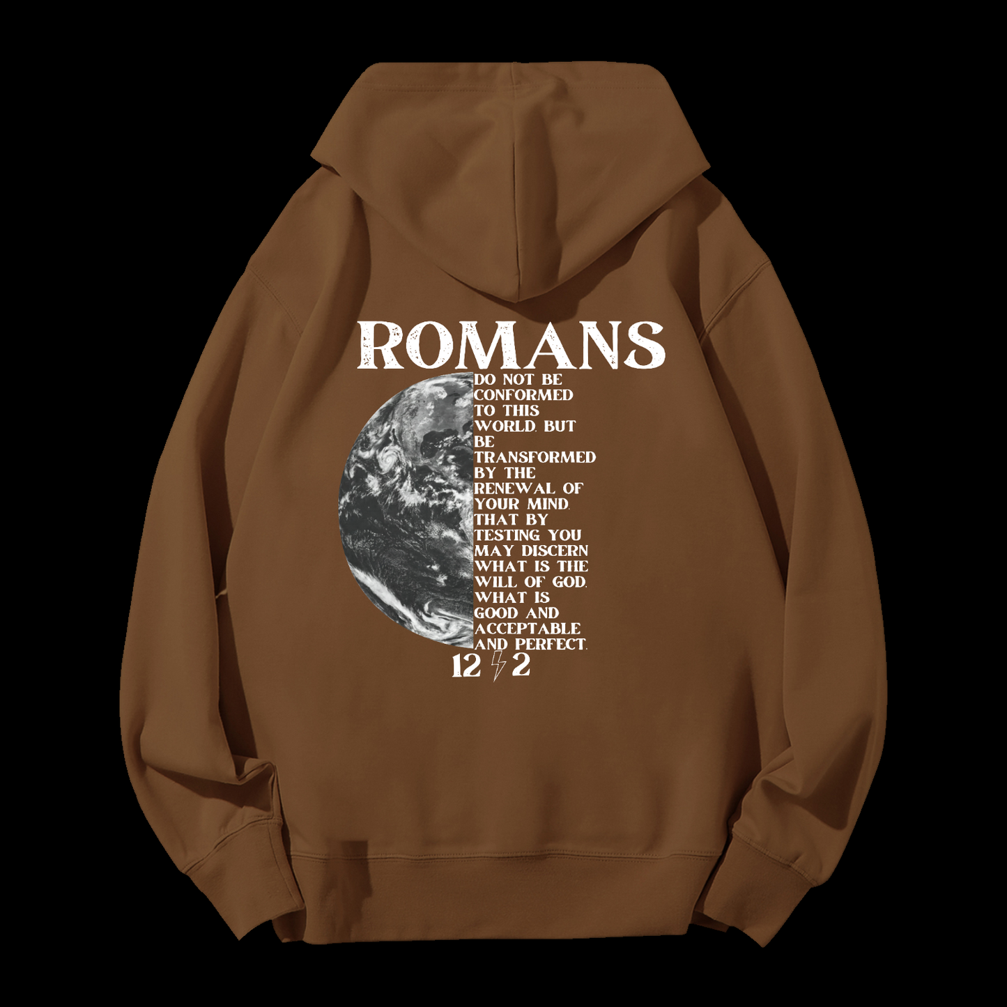 Romans 12:2 Drawstring Hoodie