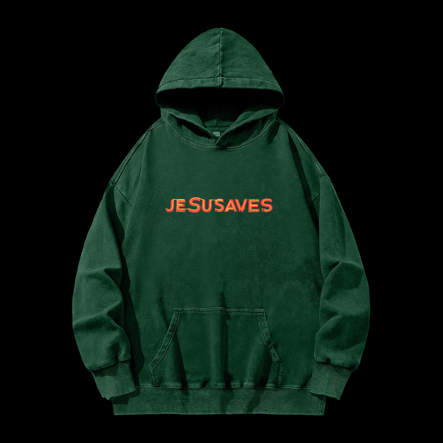 Jesus Saves Washed Hoodie