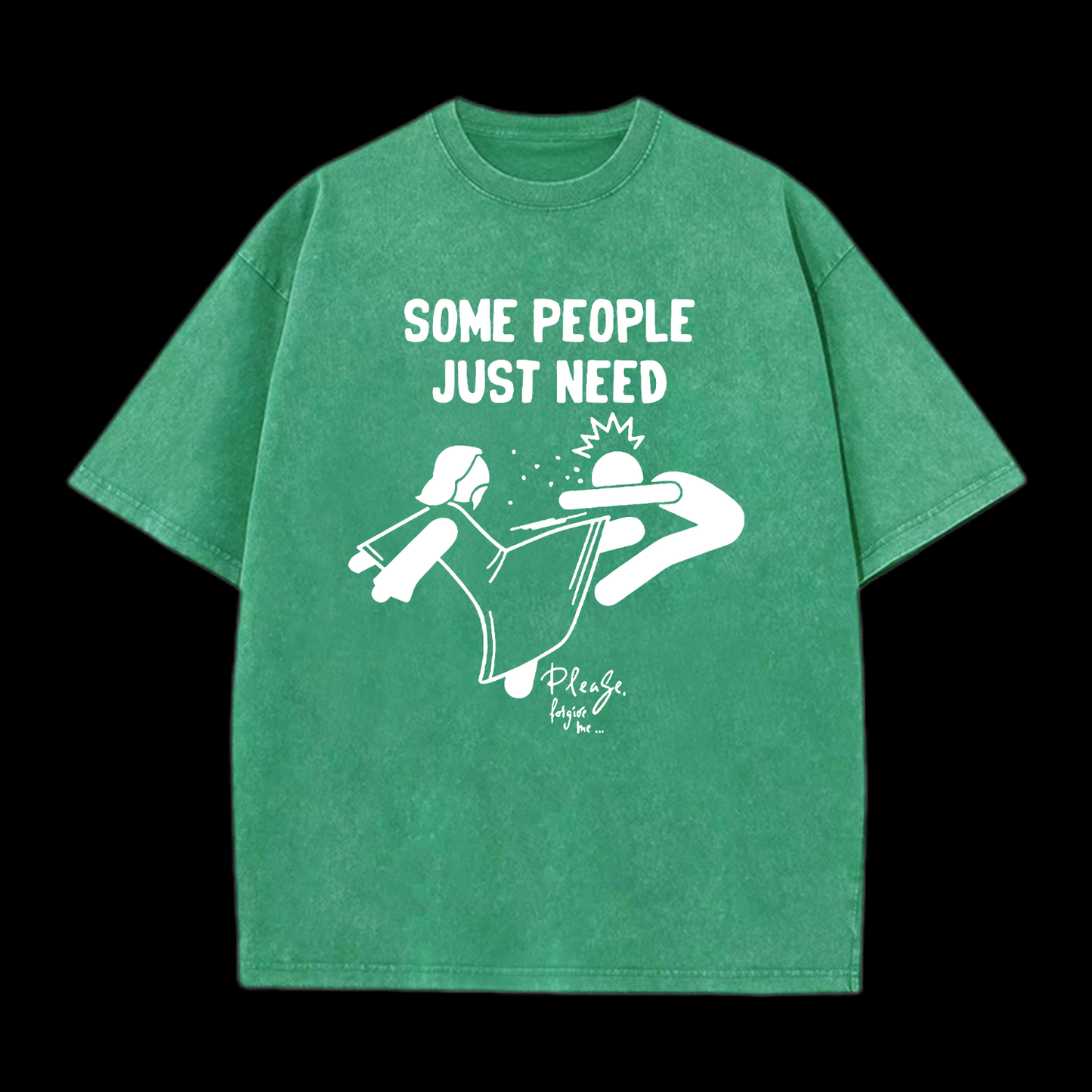 Please Forgive Me Washed T-Shirt