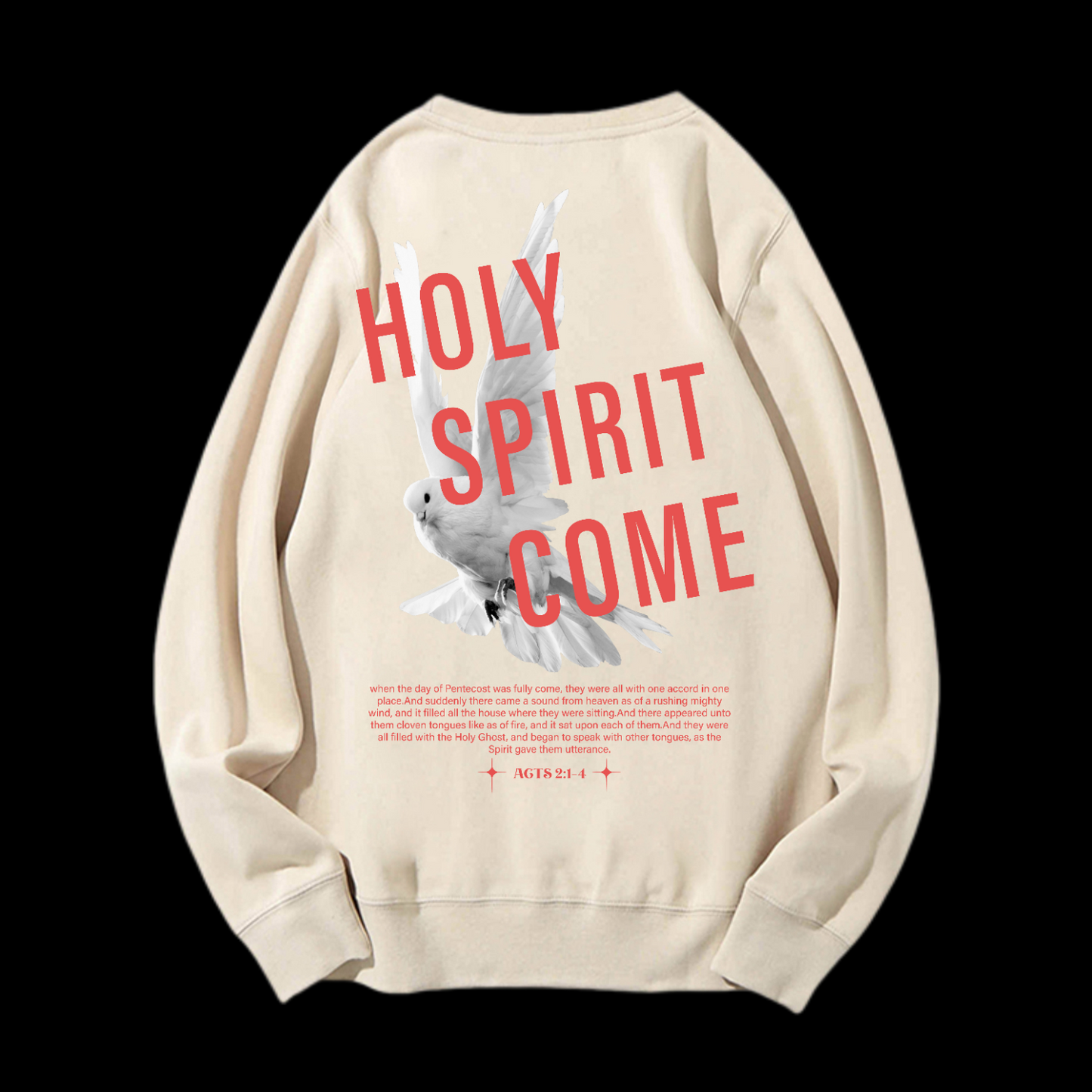 Holy Spirit Come Crewneck Sweatshirt