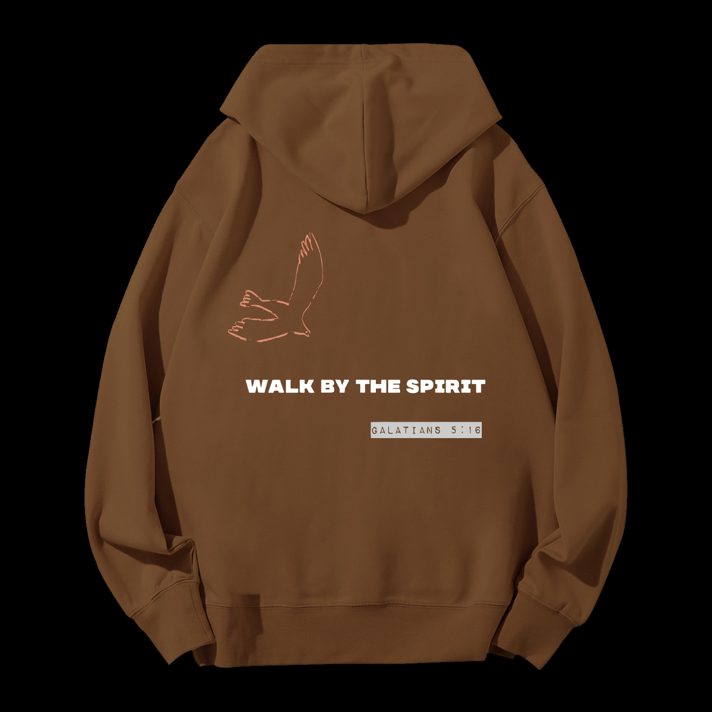 Walk By The Spirit Drawstring Hoodie