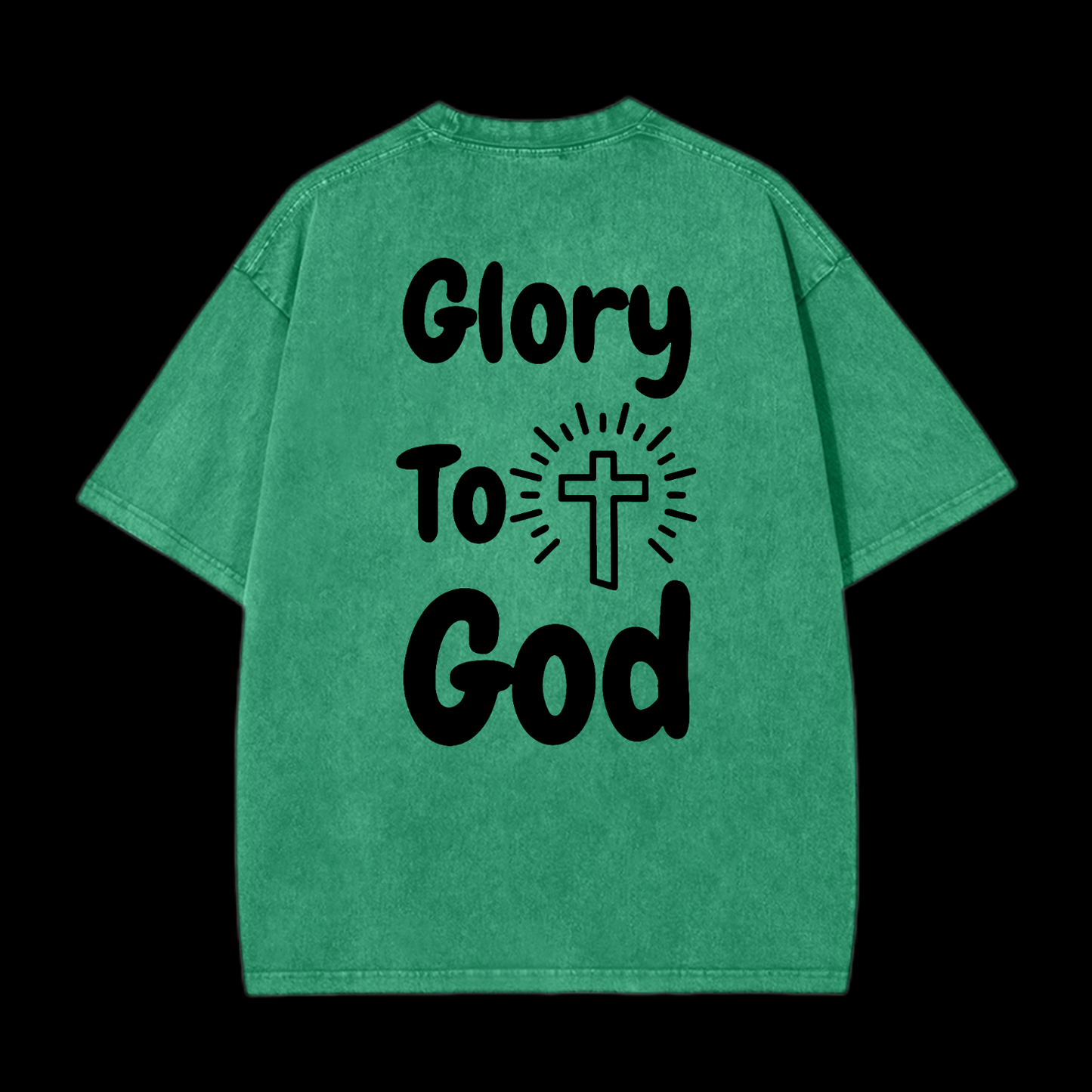 Glory To God Washed T-Shirt