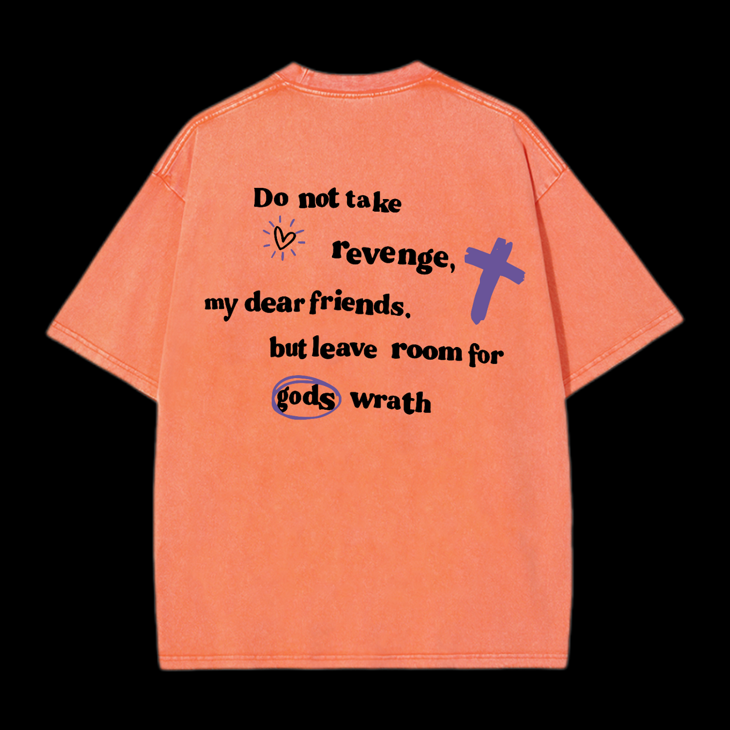 Romans 12:19 Washed T-Shirt