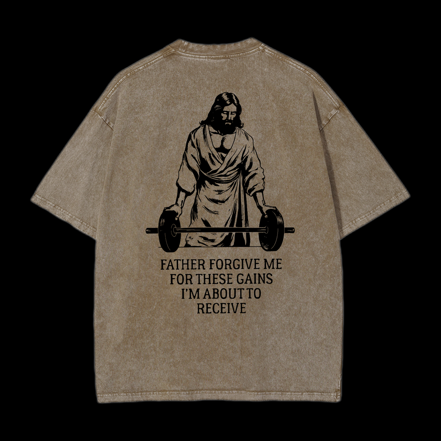 Father Forgiven Me Washed T-Shirt