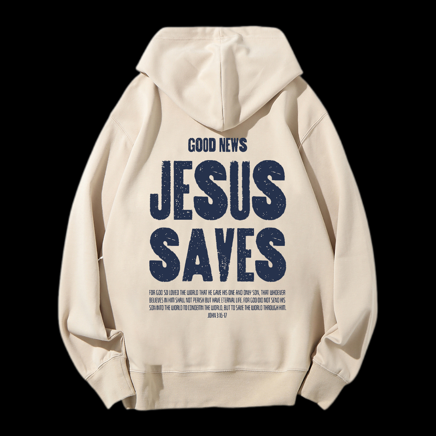 Jesus Saves Drawstring Hoodie