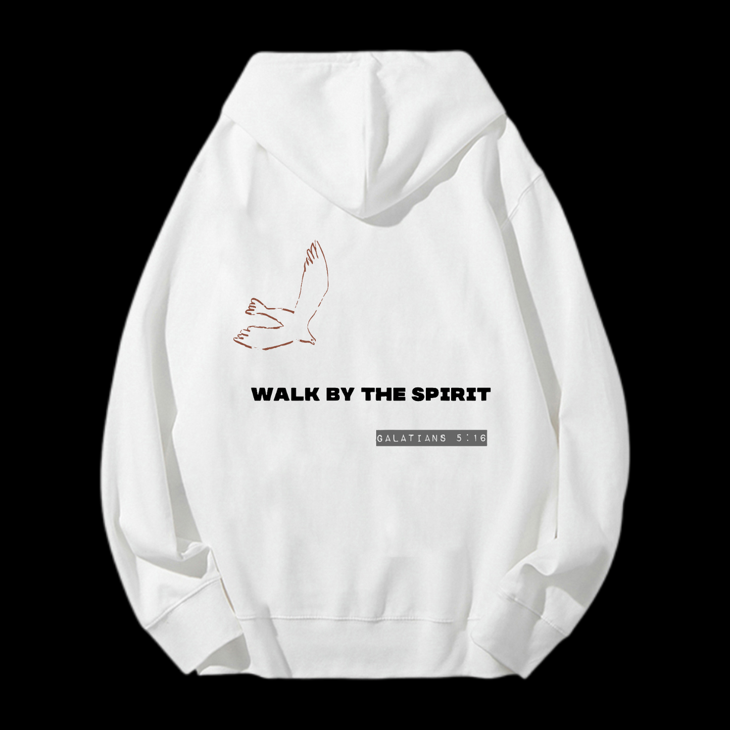 Walk By The Spirit Drawstring Hoodie