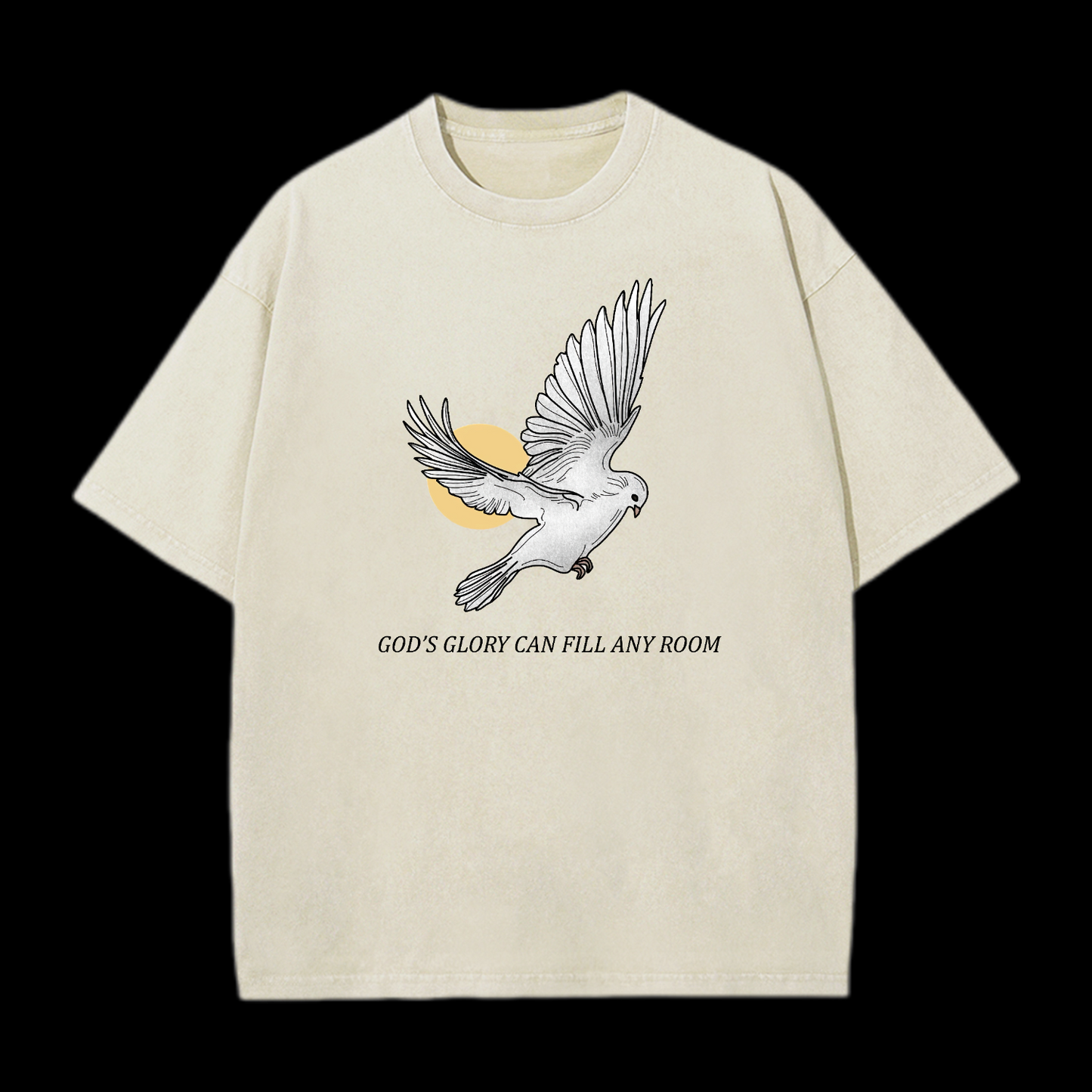 God's Glory Can Fill Any Room Washed T-Shirt
