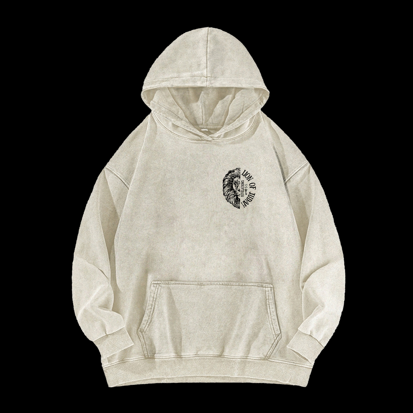 Lion Of Judah Washed Hoodie