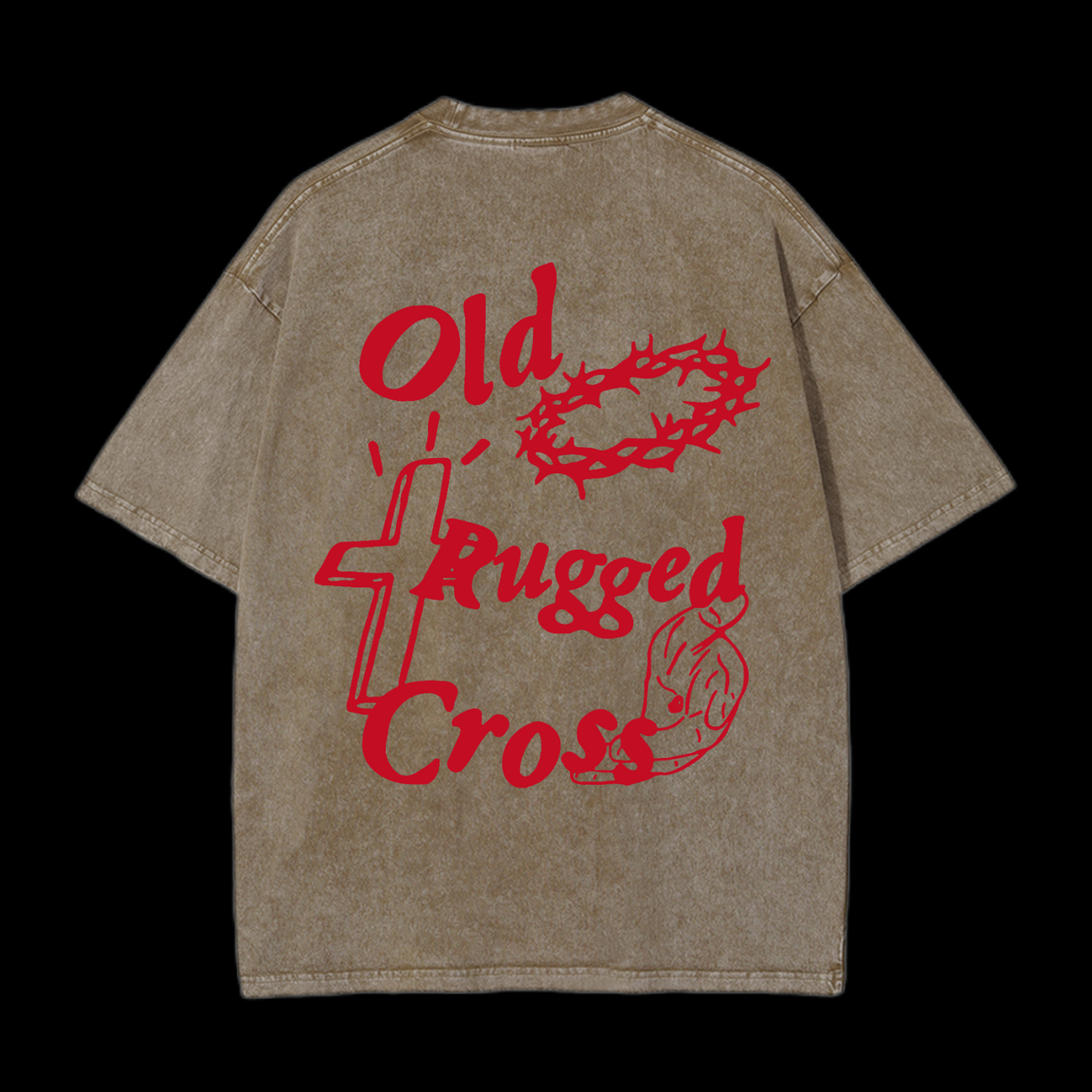 Old Rugged Cross Washed T-Shirt