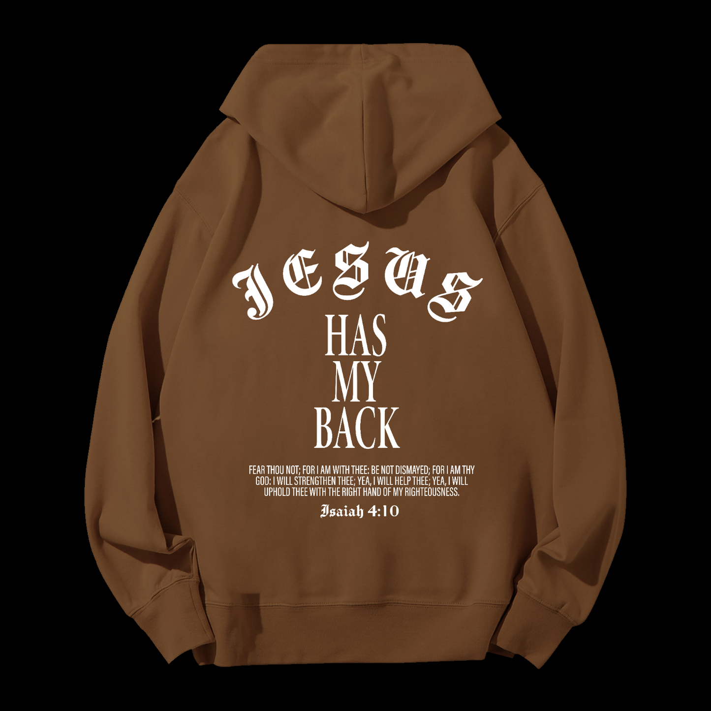 Jesus Has My Back Drawstring Hoodie