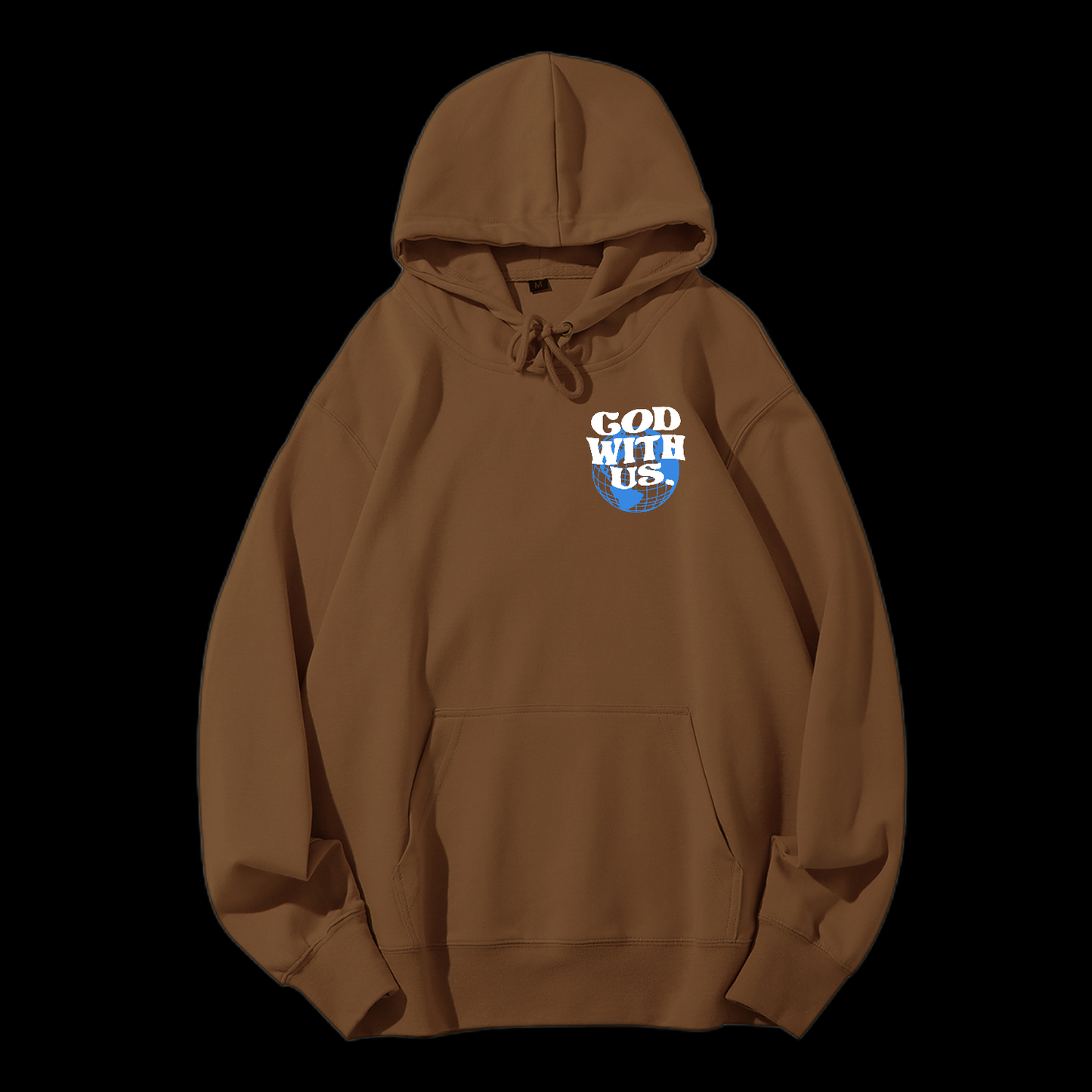 God With Us Drawstring Hoodie