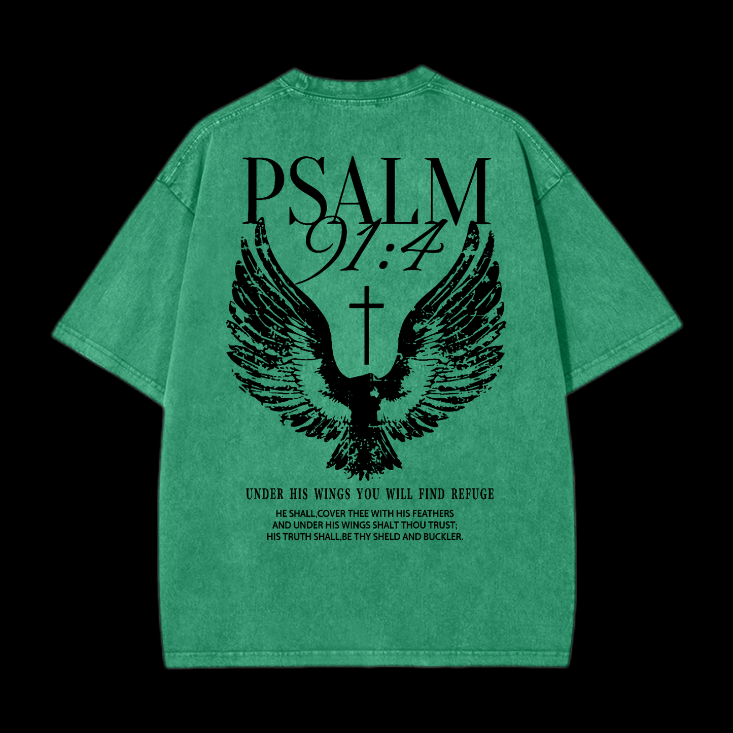 Under His Winds You Will Find Refugb Washed T-Shirt